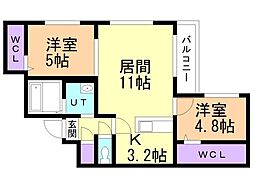 シャトーライフ厚別1 3階