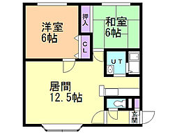 メゾンドゥ北広 1階