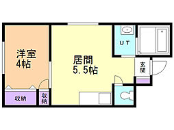 KYOEIB・L・D 1DKの間取図画像