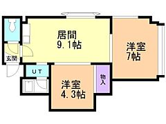 物件の間取り