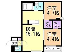 物件の間取り
