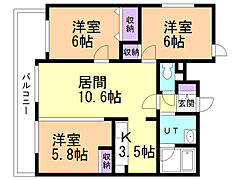 物件の間取り