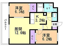 物件の間取り