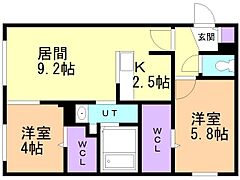 物件の間取り