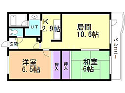 グランコート上野幌 1階