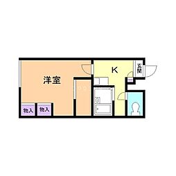 レオパレスエスペールポナールII 2階