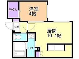 JR千歳線 北広島駅 徒歩6分 2階/-