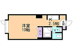 藤井ビルひばりが丘 1Kの間取図画像