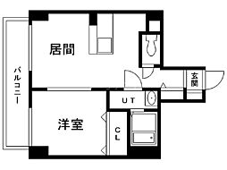 S-FORT南郷通 1LDKの間取図画像