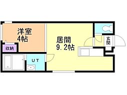 マリオットFビレッジ 1LDKの間取図画像