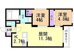 物件の間取り