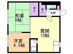 西岡ハイツB 2階