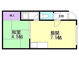 コーポグリーンピジョン 2階