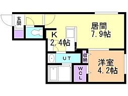間取図画像 1LDK