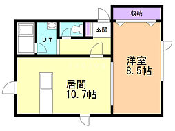 間取図画像 1LDK