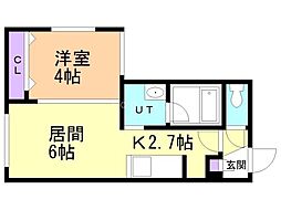 間取図画像 1LDK