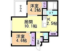 物件の間取り