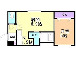 ヴレネージュ平岸ＷＥＳＴ 4階