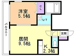 間取図画像 1LDK