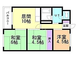 間取図画像 3LDK