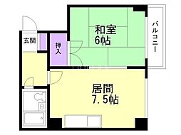 間取図画像 1DK