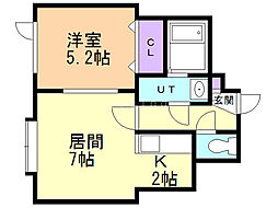 間取図画像 1LDK