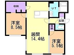 レジデンスサッポロKOULU 2階