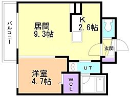 間取図画像 1LDK