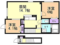 クラールシェーネ 2階