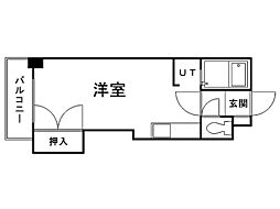 ルート・フランセ・36 ワンルームの間取図画像
