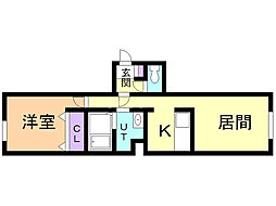 間取図画像 1LDK