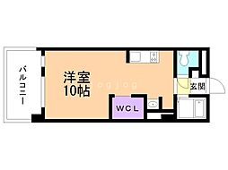 ジュイエ中の島 1Kの間取図画像