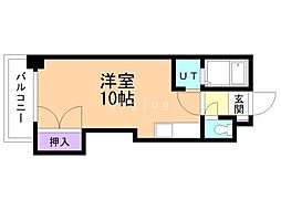 ルート・フランセ・36 ワンルームの間取図画像