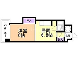 じょうてつドエル真駒内 1DKの間取図画像