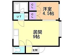 ホワイトコートカヤ12 1LDKの間取図画像