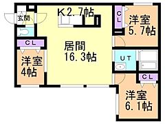 物件の間取り