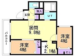 物件の間取り