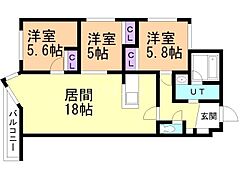 物件の間取り