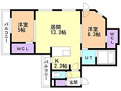 物件の間取り
