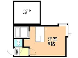 AMS文京台南町2 ワンルームの間取図画像