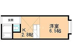 プチメゾン文京台 1Kの間取図画像