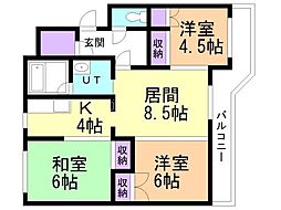 間取図画像 3LDK