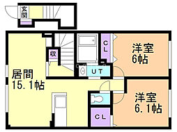 シャンパリーノIII 2階/203