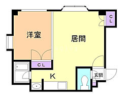 間取図画像 1LDK