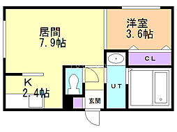 間取図画像 1LDK