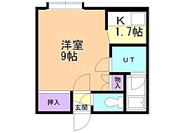 トークフラット文京台 1Kの間取図画像