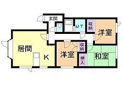 トマムスカイMS 3LDKの間取図画像