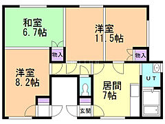 物件の間取り