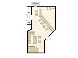 ロペビル ワンルームの間取図画像