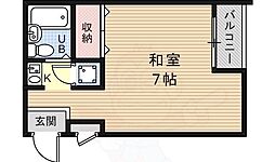 ダイドーメゾン武庫之荘2 ワンルームの間取図画像